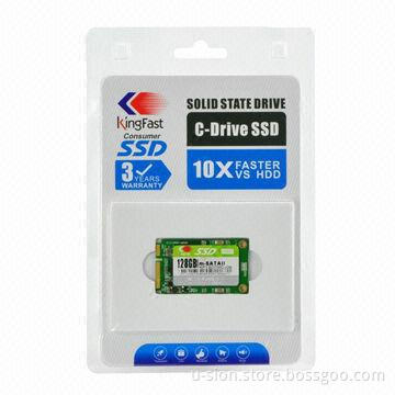 128GB mSATA 2.0 MLC Solid State Drive for Tablet PCs with 0.3W Standby Power, 3-year Warranty